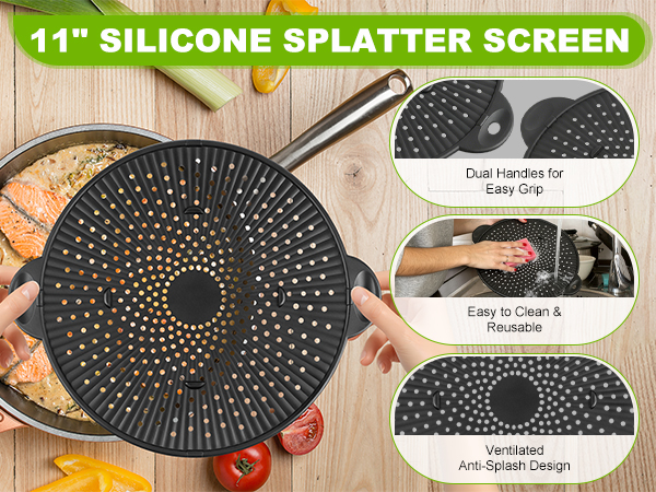 Silicone Splatter Screen
