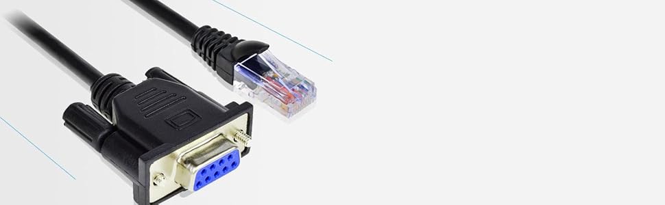 RJ45 to RS232 female 3.3ft