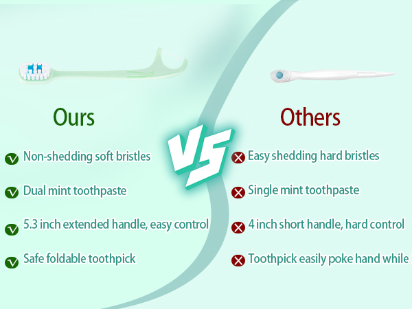 prepasted disposable toothbrushes