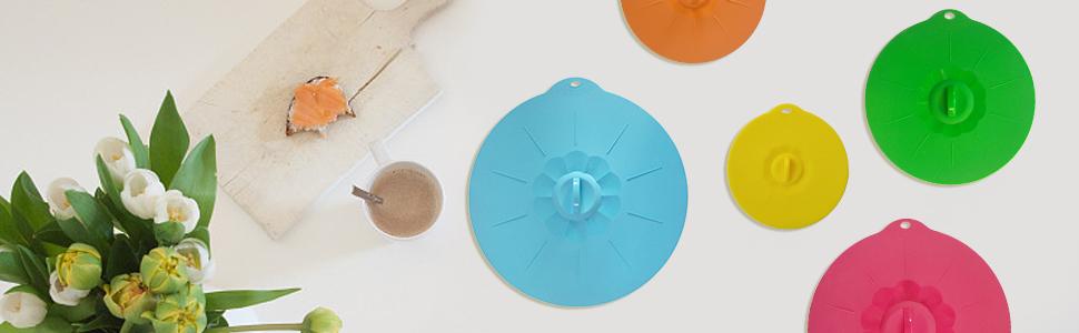 silicone lid covers