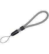 VKO Soft Camera Wrist Strap, Rope Hand Strap for Point-and-Shoot, Mirrorless, Small Cameras - Grey