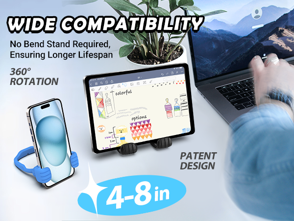 Stocking Stuffers for Teen Men Women Adults Gifts: Thumbs Up Phone Stand Holder Novelty Funny