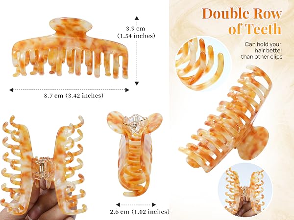 Acetate Hair Claw Clips