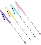 4Pcs Multicolour Stochastic Metal Wire Alligator Clip Metal Note Clip Long-Tailed Alligator Clamp...