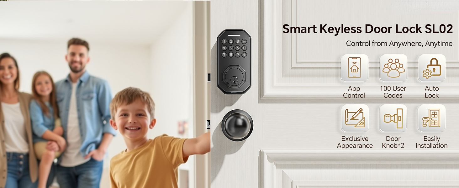 keyless entry door lock
