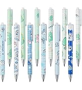 Maikedepot Everlasting Pencils, 12pcs Retractable Infinity Pencils Cute Inkless Magic Pencils Car...