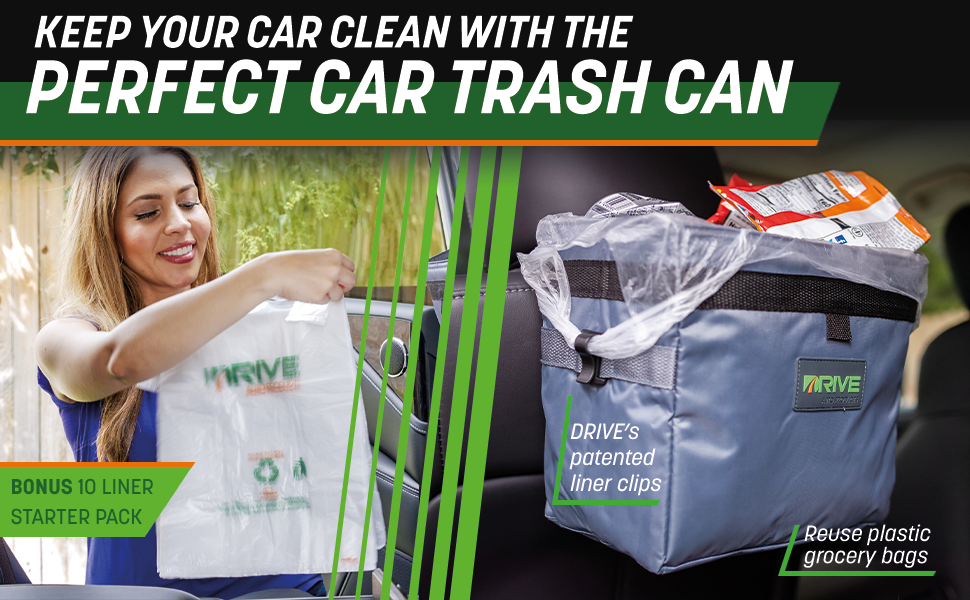 Keep your car clean with the perfect car trash can