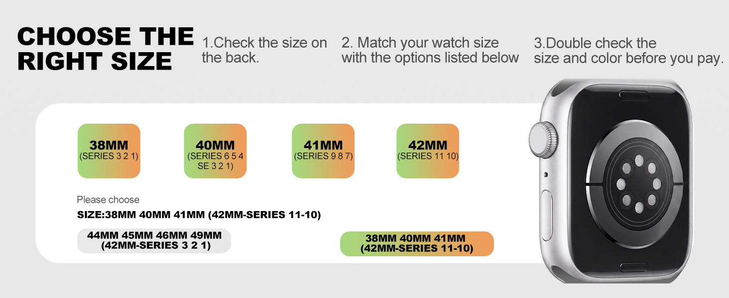 check size then add to cart