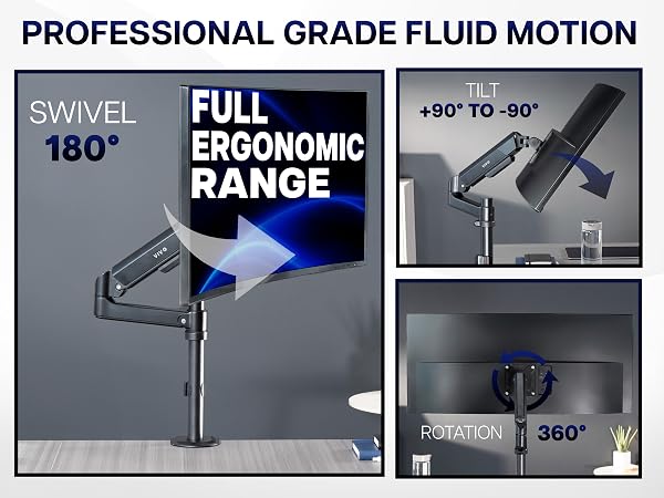Single Pneumatic Arm Mount
