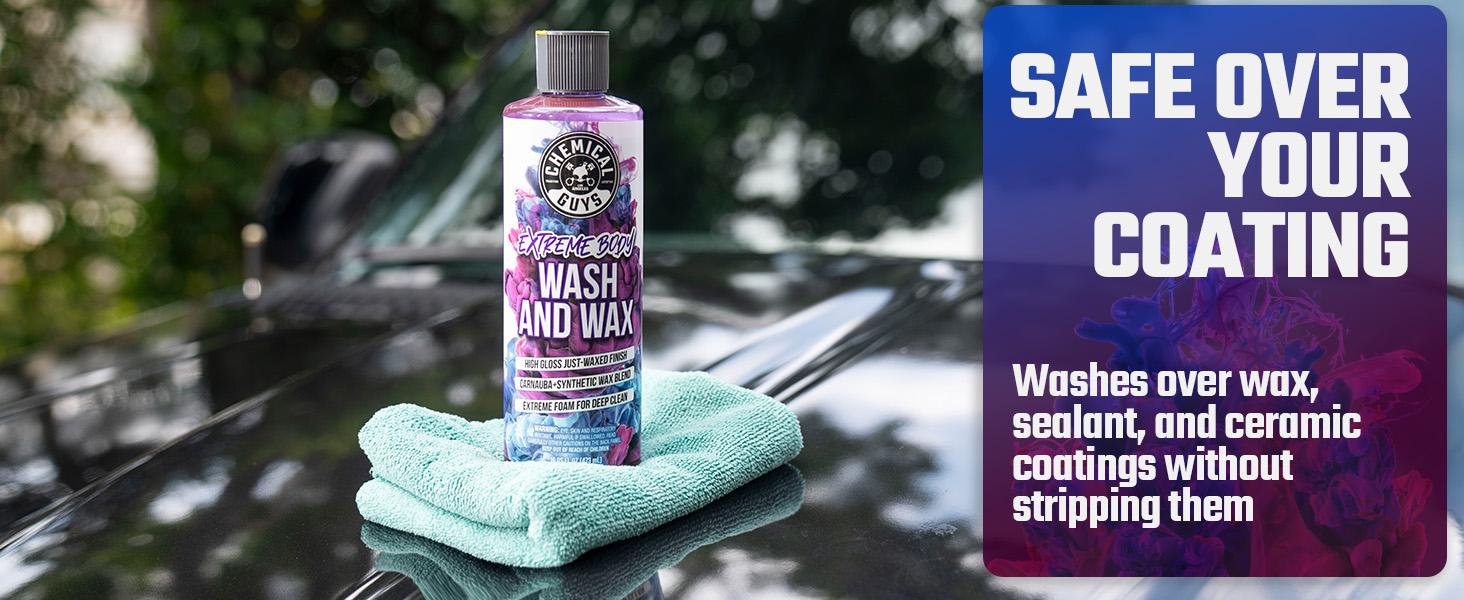 Foams through a cannon, foam gun, or bucket for a slick, scratch-free clean every time.