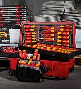 Wiha 32800 Insulated Electrician Tool Set – 80-Piece VDE Screwdriver, Pliers, Socket & Nut Driver...