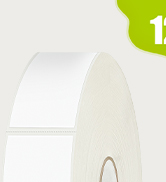 600 Blank Removable Freezer Labels with Perforation Line for Easy Distribution and Use. Waterproo...