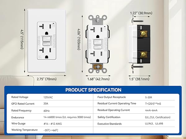 Product Specification TR 20 WH
