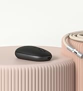 Satechi OntheGo Bluetooth Mouse with USB C Rechargeable Battery, Connect up 3 Devices, Compact an...