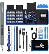 STREBITO Electric Screwdriver, 144-in-1 Precision Screwdriver Set, 120 Magnetic Bits, Organized S...