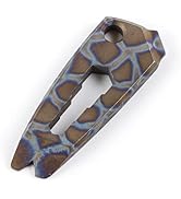 Hamans Titanium EDC Multi Tool Keychain with Wrench Screwdriver Pry Bar Function (Multicolor)
