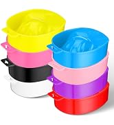 Nail Soaking Bowl Acetone Proof, 8PCS Nail Polish Powder Removal Tray Manicure Bowl Soaker Set fo...
