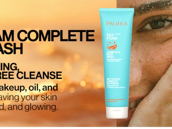 sea foam complete face wash defense aging clean skin harness power ocean marine vitamine cream