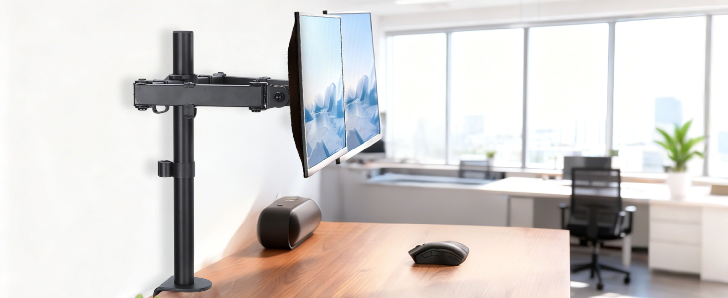 dual monitor mount