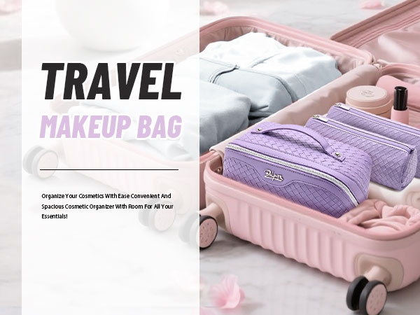 Makeup bag organizer