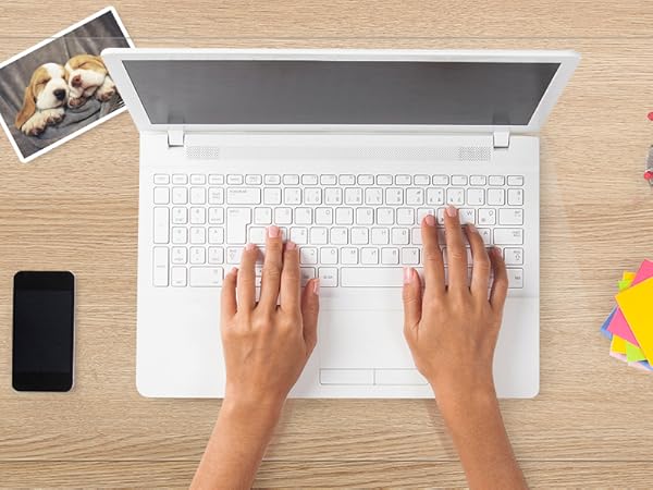 Clear desk pad