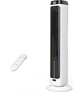 PNTCK 41" Evaporative Air Cooler Swamp Cooler with 3 Speeds, 5 Modes, 12H Timer, Remote, 80° Osci...
