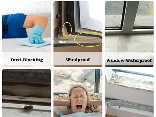 The door seal strip can be used on the bottom of doors & windows