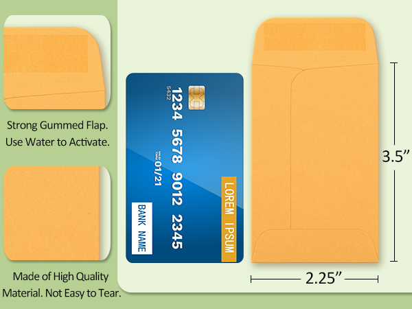 coin envelopes