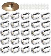 TAYSING 20 Pack Small Spotlight Battery Operated LED Lights Cordless Miniature Spot Light for Art...