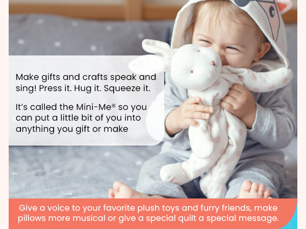 Mini Recorder Device, Bring Plush Toys, Quilts & Crafts to Life