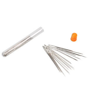 sharp sewing needle with bottle
