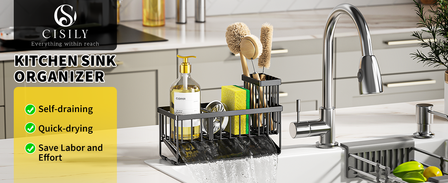 kitchen sink organizer