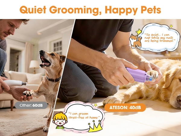 dog nail grinder quiet