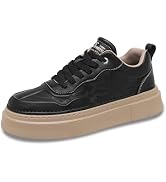 YCMM Lace Up Platform Sneakers for Men Women Lightweight Comfortable Casual Fashion Sneaker Walki...