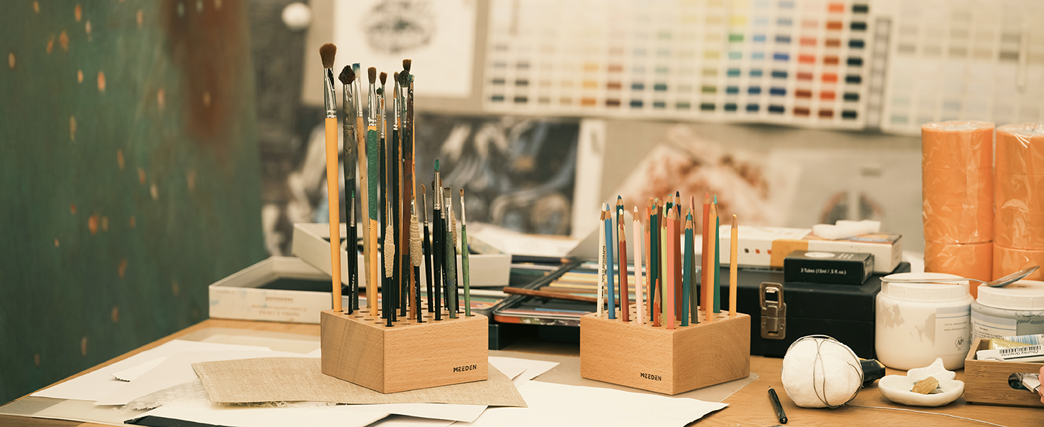 paint brush holder for artist pencil holder for desk paint brush holder paintbrush holder organizer