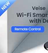 Veise VE029-E Wi-Fi Smart Lock with Handle & Non-Keyed Deadbolt, Fingerprint Keyless Entry Lock f...