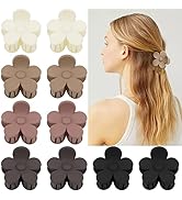 ATODEN Small Flower Hair Clips Claw Clips for Thin Hair 10Pcs Daisy Claw Clips for Hair 1.6'' Mat...