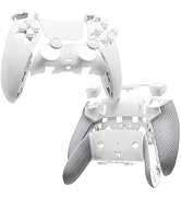eXtremeRate Beyond-ARC Full Set Shell Buttons Compatible with p s 5 Edge Controller, Non-Slip Rub...