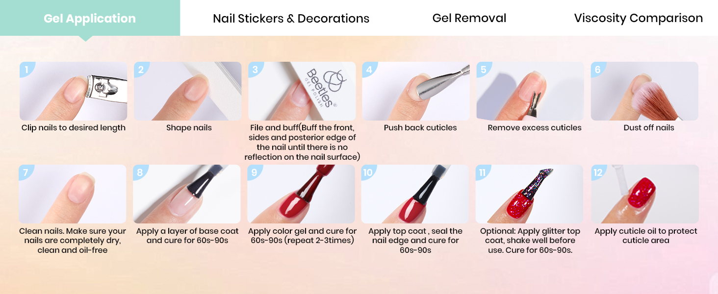 gel nail kit manicure kit