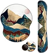 ArtSo Mouse Pad Keyboard Wrist Rest Support Ergonomic, Upgraded Cushion Mousepad Gel Memory Foam ...