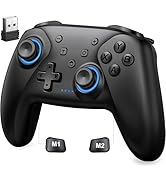 GammeefyPro Wireless PC Controller, 1000Hz Hall Triggers & Joysticks Compatible with Nintendo Swi...
