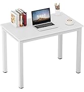 Need Small Table - 31.5 Inch Study Desk for Narrow Spaces,Sturdy and Heavy Duty Study Workstation...