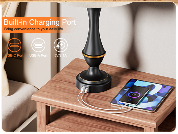 bedroom lamps set of 2