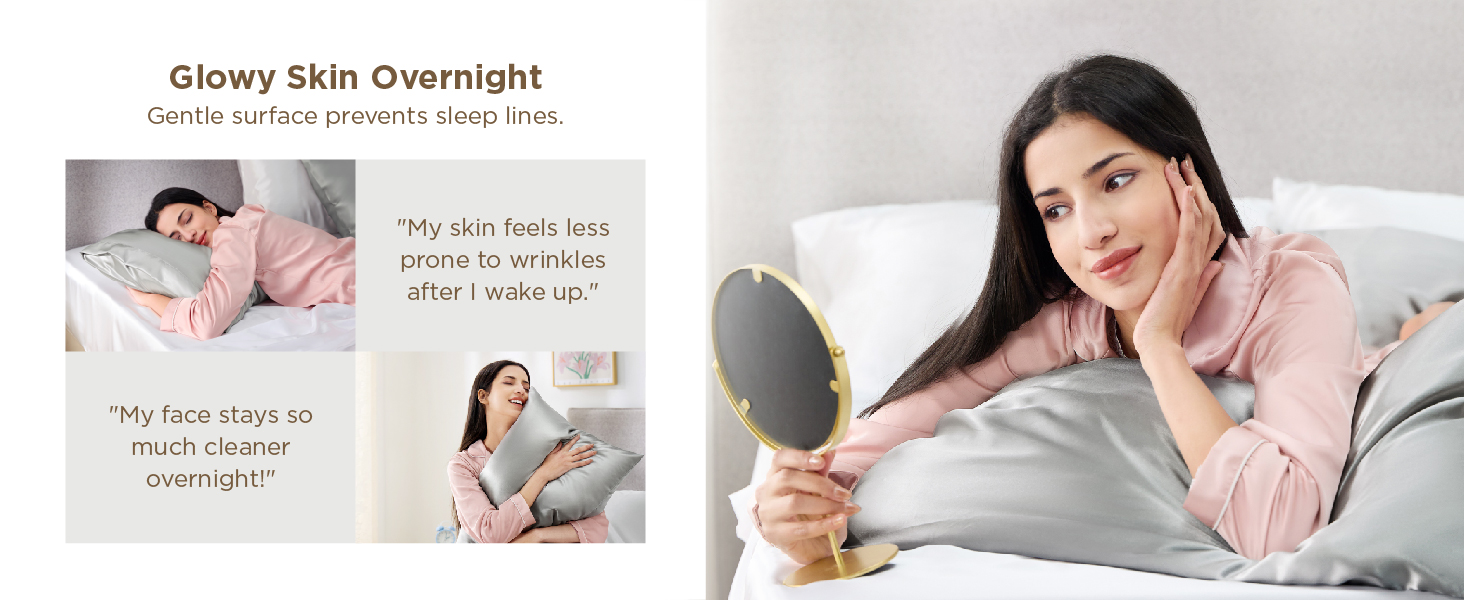 pillow case for skin