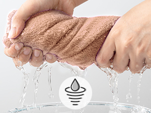 3 Pack Microfiber Hair Towel Wrap for Women, Super Absorbent Turban Towels for Drying Wet Hair