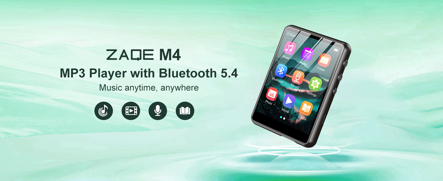 128GB MP3 Player with Bluetooth 5.4