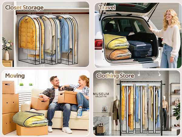 Garment Bags for Hanging Clothes
