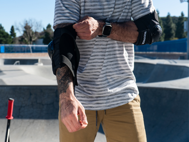 Man wearing bodyprox gear