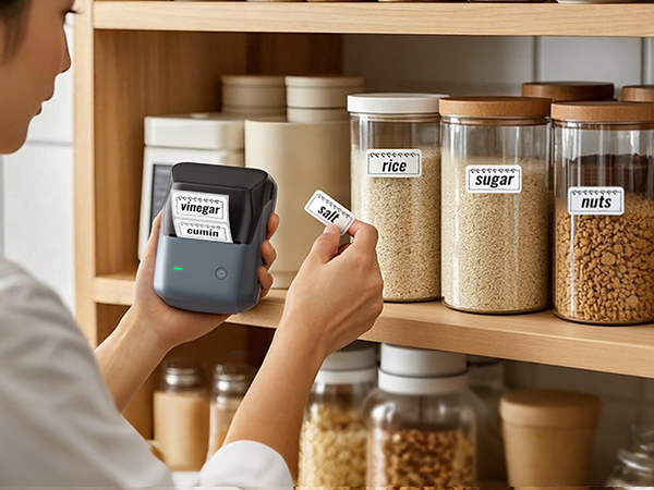 NIIMBOT B1 Pro Label Maker for Kitchen Jar