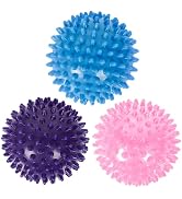ZHAYAO 3 Pack Spiky Hard Massage Balls, Massager Rollers for Plantar Fasciitis,Muscle Soreness Ma...